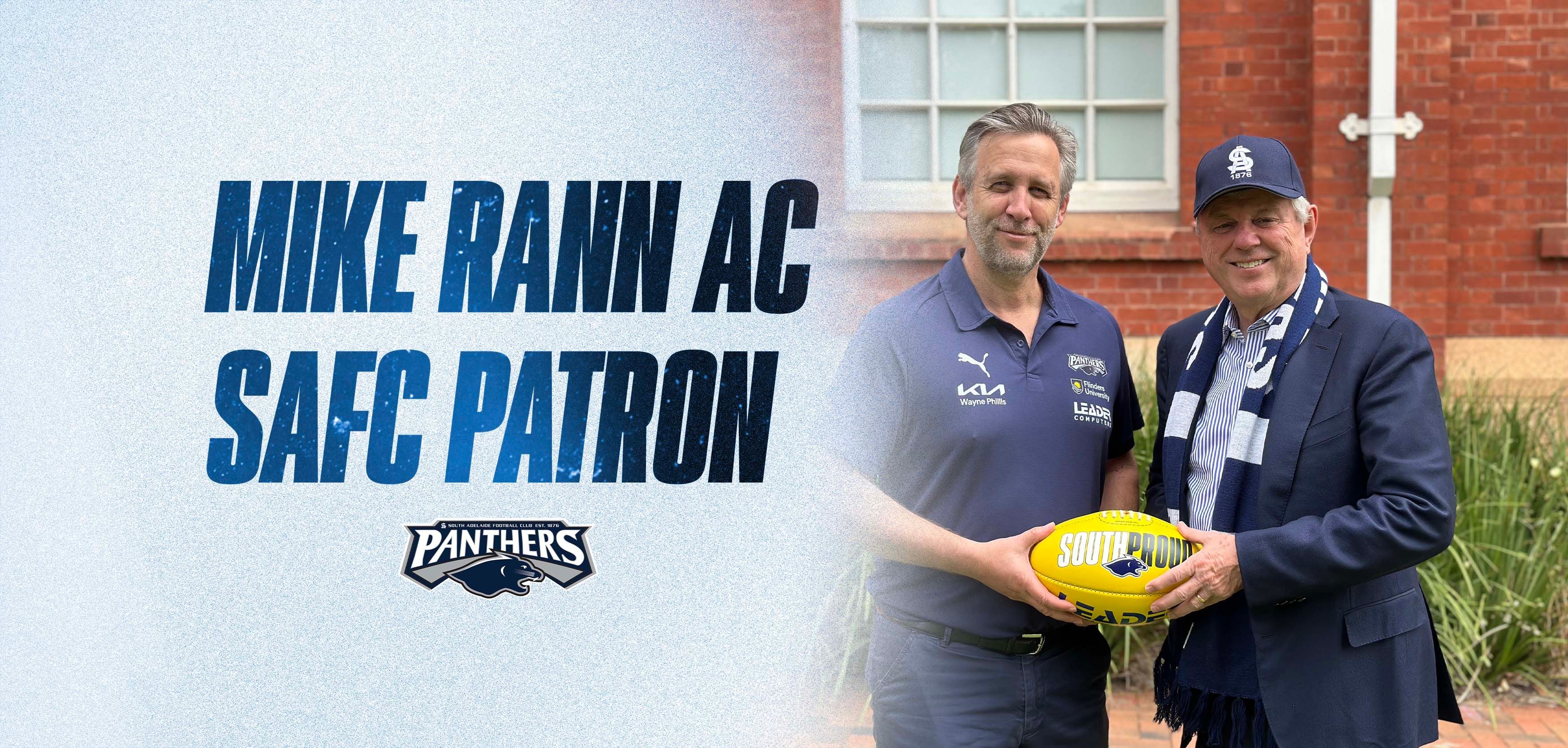 Mike Rann AC Announced as Patron Mike Rann AC Announced as Patron